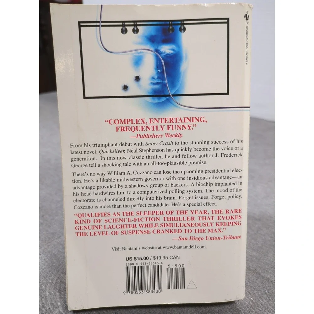 Interface Neal Stephenson J. Frederick‎ George Bantam Spectra Trade PB June 2005